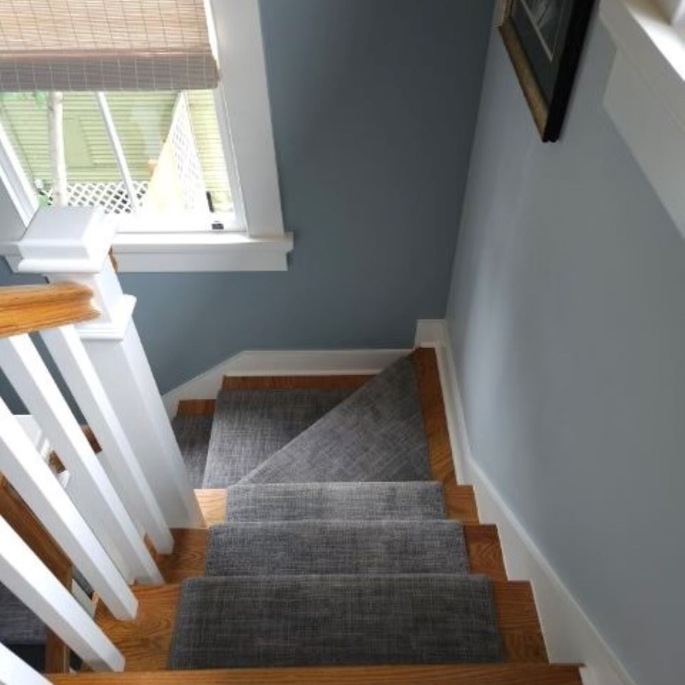 Grey stair runners